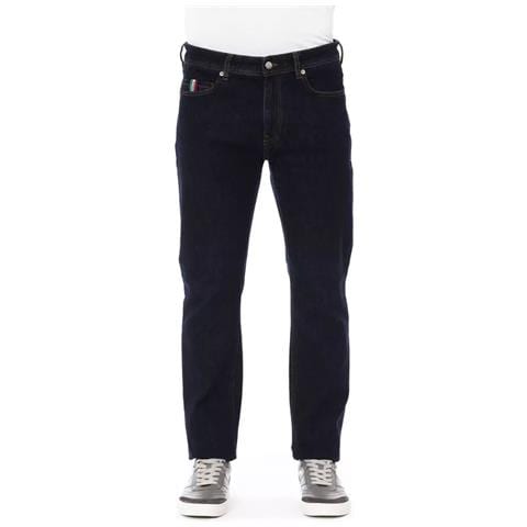 Jeans E Pantaloni In Cotone Blu - W40 - Foto 1