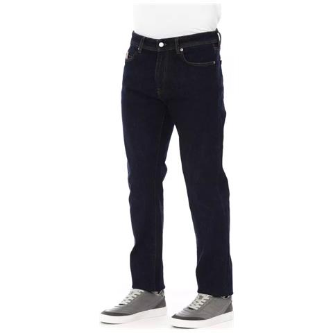 Jeans E Pantaloni In Cotone Blu - W40 - Foto 2