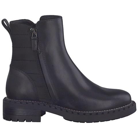 Black Casual Closed Booties Stivaletti Pelle Scarpe Donna Nero Eu 37, 1-25435-29 001 - Foto 1