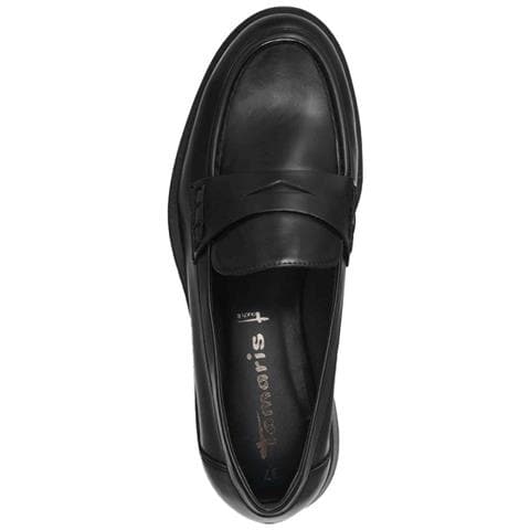 Black Casual Closed Loafers Mocassino Sintetico E Tessile Scarpe Donna Nero Eu 36, 1-24311-41 001 - Foto 3