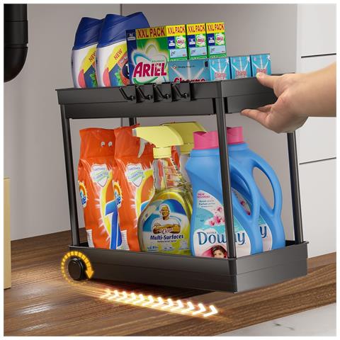 Organizzatore Sottolavello Cicilyna A Due Livelli: Spazio Ottimizzato Per La Casa - Foto 1