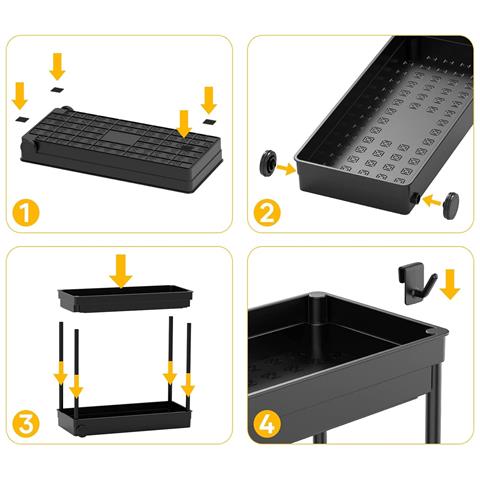 Organizzatore Sottolavello Cicilyna A Due Livelli: Spazio Ottimizzato Per La Casa - Foto 3