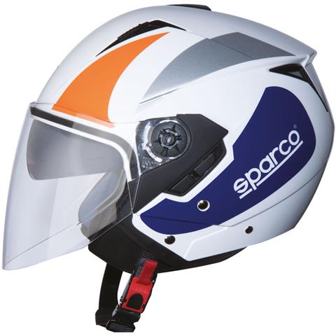 Casco Moto Sp503 Bianco/arancio Taglia Xl - Foto 1