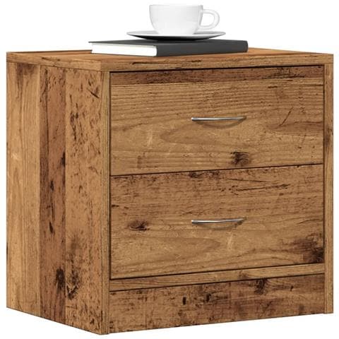 Comodino Legno Vecchio 40x30x40 Cm In Truciolato - Foto 1