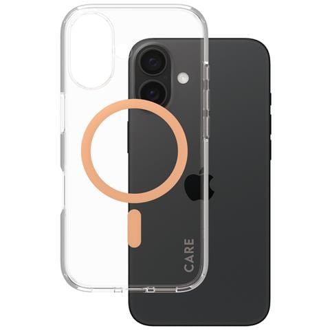 CARE by PG Peachy MagSafe iPhone16 6.1 custodia per cellulare Cover Trasparente - Foto 1