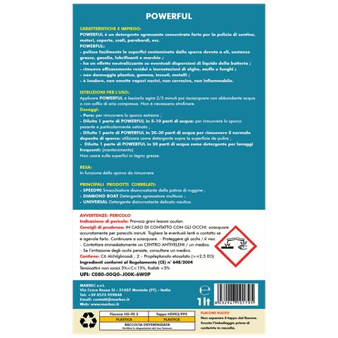 Powerful 1lt - Detergente Nautico Sgrassante Forte - Foto 2