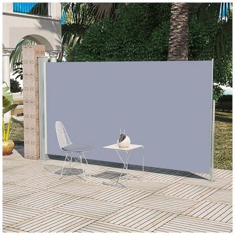 Lusso Casadino -  Tenda Da Sole Laterale Retrattile 160 X 300 Cm Grigio - Foto 8