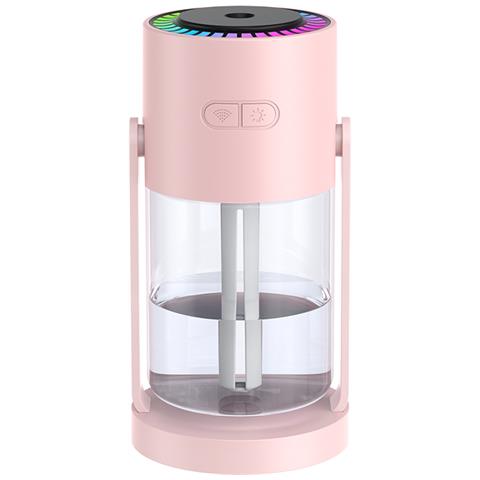 Umidificatore Colorato Con Nebbia Rotante E Illuminazione Ambientale Pink - Foto 1