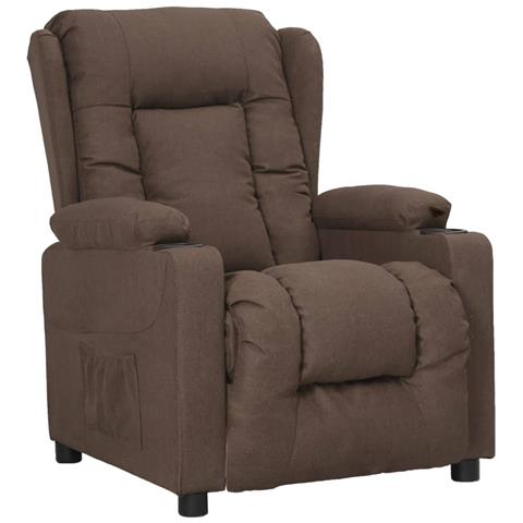 Lusso Casadino - Poltrona Alzapersona Tortora In Tessuto - Foto 1