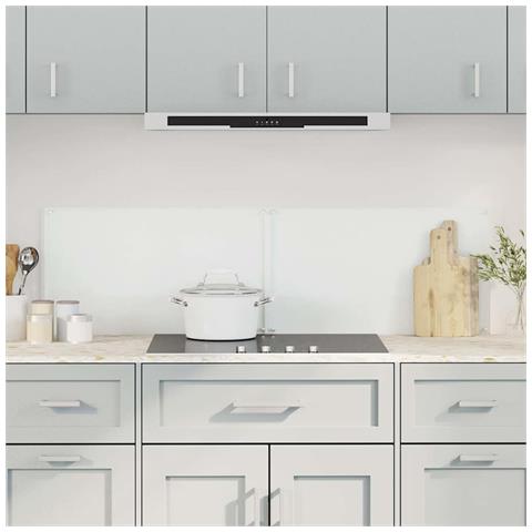Paraschizzi per Cucina 2 pz Trasparente 70x50cm Vetro Temperato - Foto 2