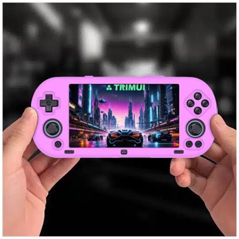 Custodia Protettiva In Silicone Per Console Di Gioco Trimui Smart Pro Purple - Foto 3