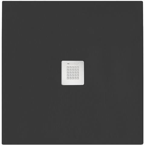 Piatto Doccia Quadrato 120x120 Cm Effetto Pietra Marmoresina Stone Nero Grafite Francia - Foto 1