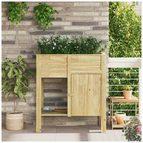 Letto Rialzato Marrone 85 x 46 x 96 cm Legno massello di pino - Foto 2