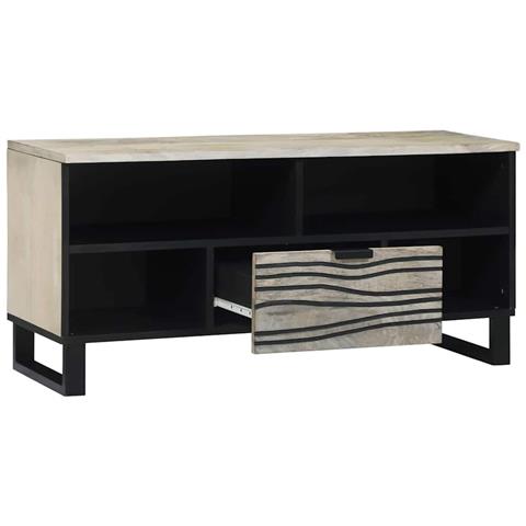 Armadi e Supporti per Storage di Media Bianco e Nero - Foto 2