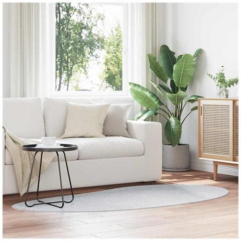 Tappeto Grigio 100 x 200 cm Poliestere - Foto 2