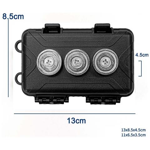 Portachiavi Magnetico Nascosto Per Auto - Cassetta Di Sicurezza Impermeabile In Abs Con Magneti Potenti - Foto 4