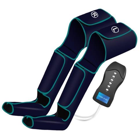 Massaggiatore Ad Aria Per Gambe (coppia) - Terapia Elettrica A Compressione Per Uso Domestico Blue - Foto 2