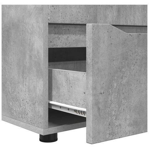 Armadio Grigio cemento 40 x 48 x 57 cm Legno multistrato - Foto 9