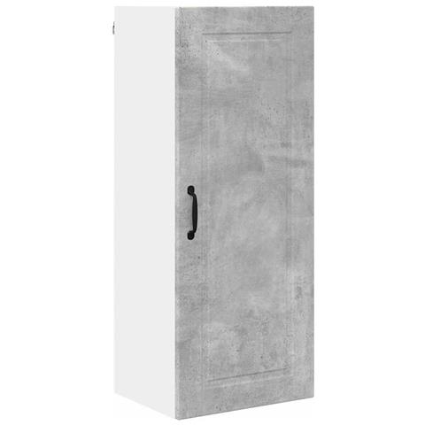 Pensile cucina con lo scaffale Grigio cemento 40 x 31 x 100 cm - Foto 1