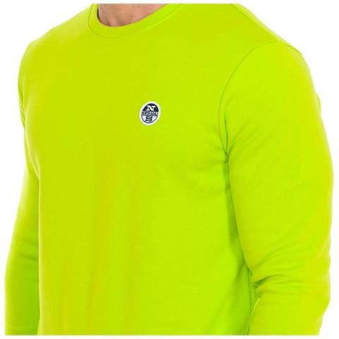 Felpa Girocollo A Maniche Lunghe 9024070 Da Uomo - Foto 3