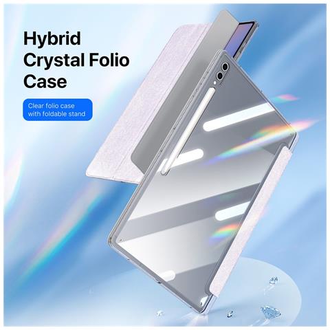 Cover per Galaxy Tab S10 Ultra - TPU+PC+Pelle /PU, Viola - Foto 2