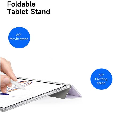 Cover per Galaxy Tab S10 Ultra - TPU+PC+Pelle /PU, Viola - Foto 4