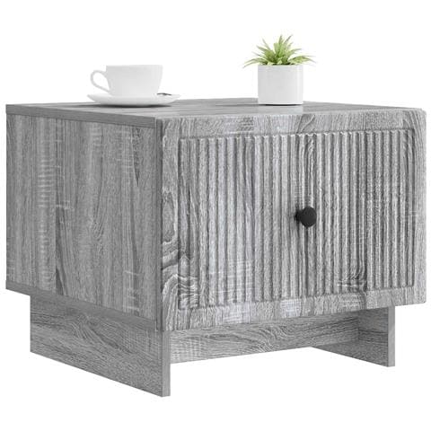Tavolino da salotto con cassetto Grigio Sonoma 49 x 50 x 40 cm - Foto 2