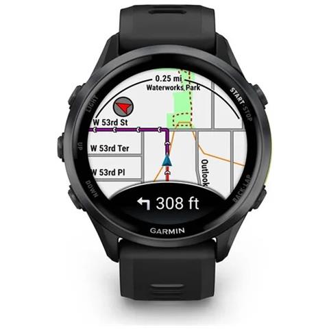 Forerunner 970 3,56 cm (1.4") AMOLED Digitale 454 x 454 Pixel Touch screen Nero, Giallo Wi-Fi GPS (satellitare) - Foto 2