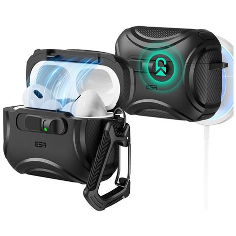 Custodia Nera Per Airpods Pro 3 Esr - Foto 2