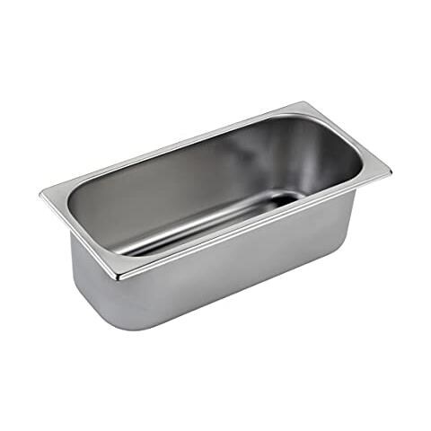 66172 - Secchiello per gelato, contenitore per gelato, vassoio in acciaio inox 18/10 - Foto 1