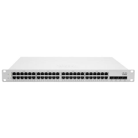 Meraki MS220-48, DHCP, SNMP v2c, IEEE 802.1ab, IEEE 802.1D, IEEE 802.1p, IEEE 802.1Q, IEEE 802.3ad, Gestito, L2, Gigabit Ethernet (10/100/1000), Bianco - Foto 1