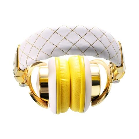 Cuffia DRACCO Signature Cavo Stereo - Over-the-head - Ear-cup - Dorato, Bianco - 10 Hz - 22 kHz - Placcato Oro - 1,50 m Cavo - Mini-phone - Foto 1