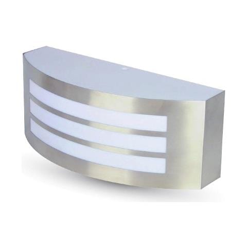 Lampada Da Muro Applique E27 Acciaio Inox Esterno Ip44 Vt-7680 7514 - Foto 3
