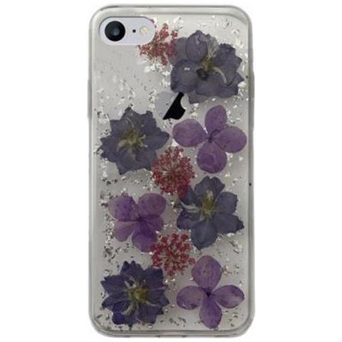 Cover Iphone 6 / 6s / 7 / 8 4.7'' Pc + Tpu Glam Hippie Chic Con Fiori Purple - Foto 2