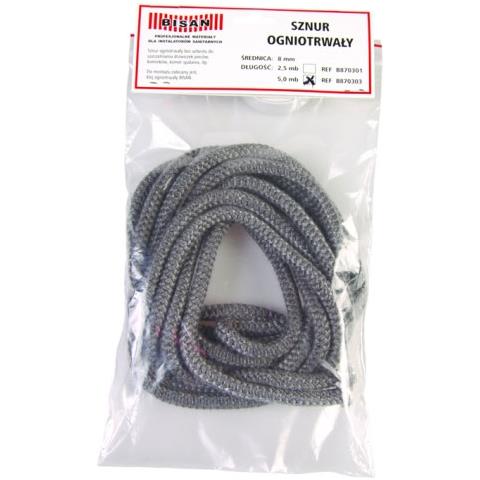 Calore 2,5m Stufa Resistente E Corda Fuoco A Legna Porte Stufa Tenuta Canna Fumaria - Foto 1