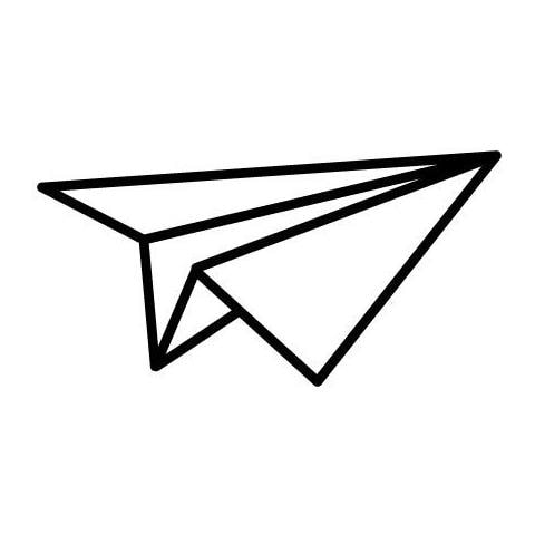 Tampone Di Legno - Aereo Origami - Foto 2
