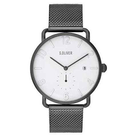 Orologio Analogico Quarzo Uomo Con Cinturino In Acciaio Inox So-3719-mq - Foto 1