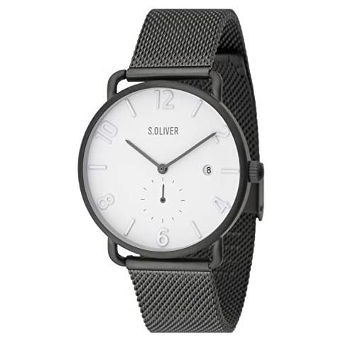 Orologio Analogico Quarzo Uomo Con Cinturino In Acciaio Inox So-3719-mq - Foto 2