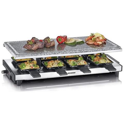 Macchina Per Raclette 8 Persone 1500w + Pietra Per Grigliare - Rg2374 - Foto 2