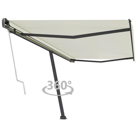 Tenda da Sole Automatica Autoportante 500x350 cm Crema - Foto 1