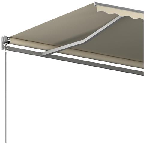 Tenda da Sole Automatica Autoportante 500x350 cm Crema - Foto 10