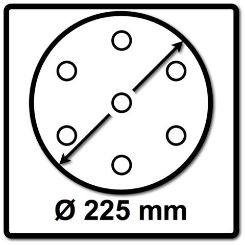 Disco Abrasivo Stf D225 P150 Gr S Granat Soft - 25 Pz. (204224) - Foto 1