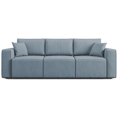 Morfeo Divano Con 3 Sedute Estraibili In Tessuto T02 Carta Da Zucchero - Foto 2