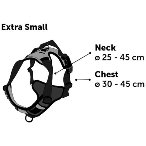 Pettorina Per Cani Balou Nera Xs 30-45 Cm 15mm - Foto 8