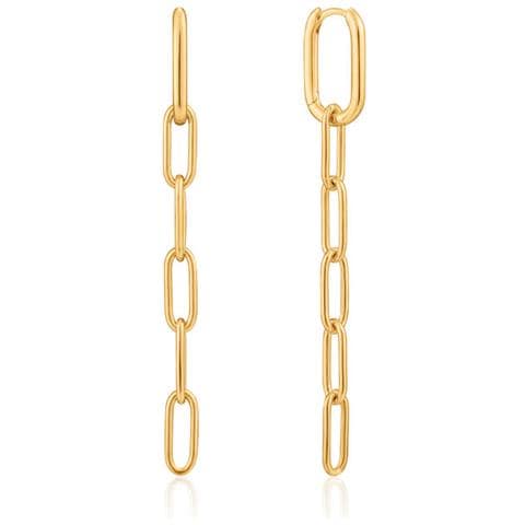 Orecchini Donna Ania Haie E021-02g Argento Puro 3 Cm - Foto 1