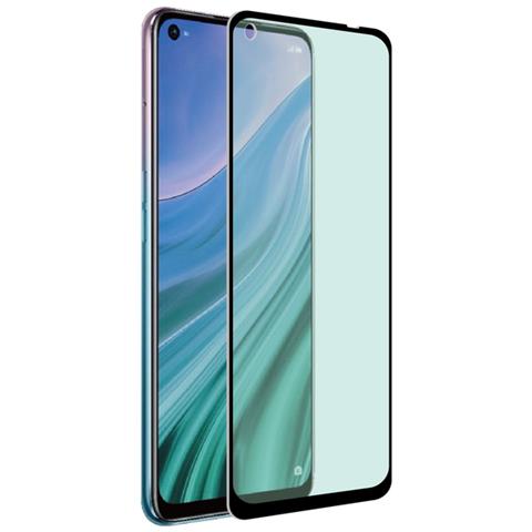 Salvadisplay In Vetro Temperato Per Oppo A74 5g / A54 Antibatterico, Nero Transparente - Foto 1