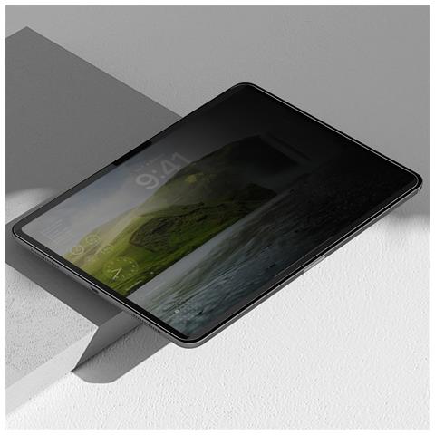 Proteggischermo Per Ipad Air 13 2024 Antispia Antigraffio Magnetico, Nero Transparente - Foto 2