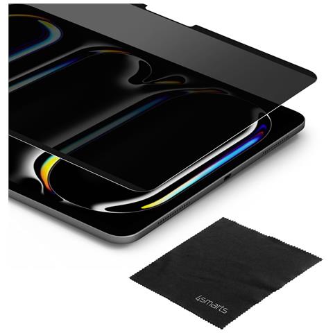 Proteggischermo Per Ipad Air 13 2024 Antispia Antigraffio Magnetico, Nero Transparente - Foto 5