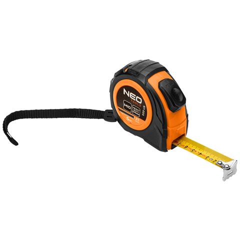 Nastro In Acciaio Laminato Da 5 M X 25 Mm, Blocco Automatico, Due Pulsanti Di Arresto - Foto 1