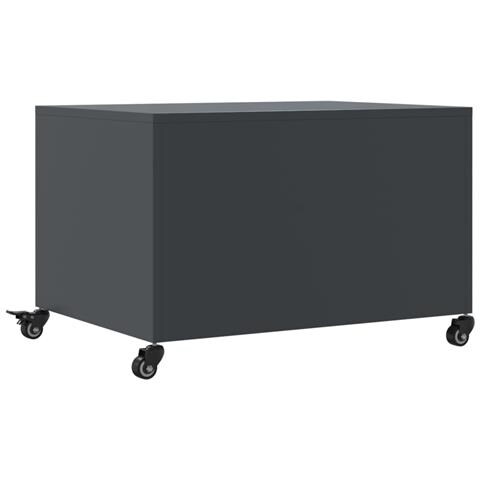 Tavolino da Salotto Antracite 68x50x43,5 cm in Acciaio - Foto 10